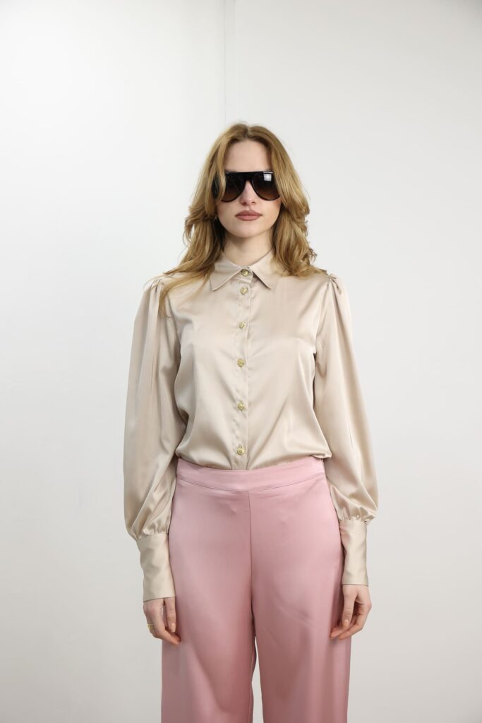 CAMICIA A SBUFFO ORO